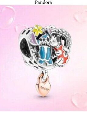 PANDORA Disney charm Lilo & Stitch Ohana